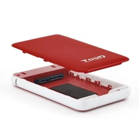 TooQ Caja Externa para Disco Duro 2.5" TQE-2528R USB 3.1, Instalación sin Tornillos, Plug & Play, Hasta 4TB, Compatible con Windows/Mac/Linux - Color Rojo TooQ Caja Externa para Disco Duro 2.5" TQE-2528R USB 3.1, Instalación sin Tornillos, Plug & Play, Hasta 4TB, Compatible con Windows/Mac/Linux - Color Rojo